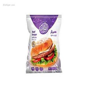 همبرگرمعمولی 500گ %30گوشت پاکت 2لایه 5ع ‹نیان