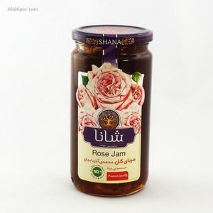 مربا گل سرخ 840گ شیشه ‹ شانا