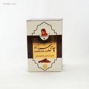 چای خارجه عطری 500گ دارچین جعبه ‹ شهرزاد