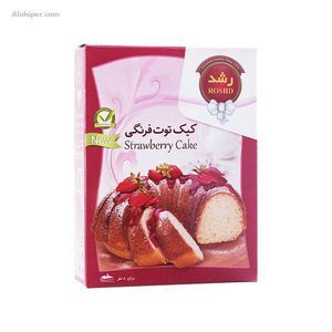 پودرکیک نیمه آماده 500گ توت فرنگی جعبه ‹ رشد